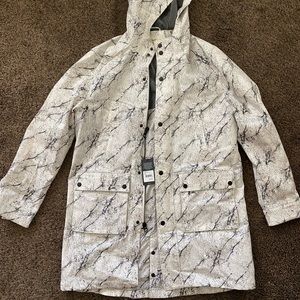 WRK - black & white parka